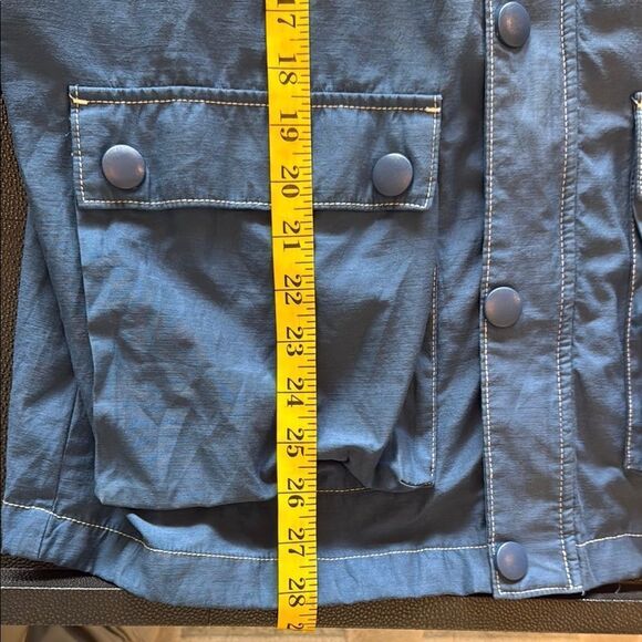 Volcom Men's Blue Hooded Windbreaker Jacket size Medium - Picture 8 of 10